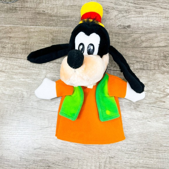 Disney Other - Disney Parks Goofy Plush Hand Puppet Disneyland Walt Disney World Orange Green